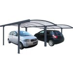 Carport double cintré 5x3 m Carport double cintré 5x3 m