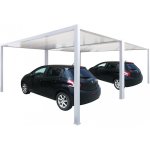 Carport double toit plat 5x3 m Carport double toit plat 5x3 m