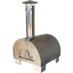 Four  bois traditionnel pizza, pain, grill en inox