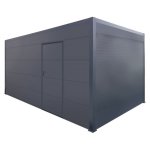 Garage en aluminium isolé 5x3 m Garage en aluminium isolé 5x3 m