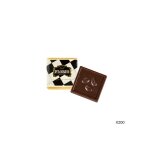 Bote de carrs de chocolat noir florio x200