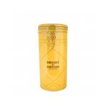Boite hermtique jaune en mtal brlerie des gobelins 500g