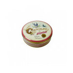 Boite mtal ronde chocolates of distinction