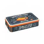 Boite  tablettes de chocolat en mtal  coup de food caf