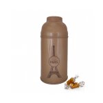 Bote tour eiffel en mtal laqu cuivre garnie de caramels 120g