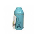Boite tour eiffel turquoise garnie d ?ufs en chocolat lait 200g