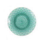 Bol en cramique paon bleu turquoise 46cl