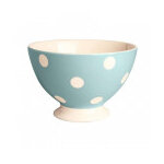 Bol  pois blancs bleu clair 30cl