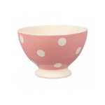 Bol  pois blancs rose 30cl