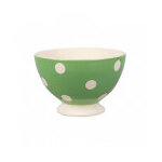 Bol  pois blancs vert 30cl