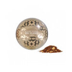Boule de nol dore garnie de roobos aux pices 70g