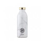 Bouteille isotherme double paroi marbre blanc 50cl Bouteille isotherme double paroi marbre blanc 50cl