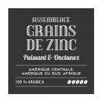 Caf� assemblage grains de zinc