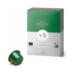 Caf expresso capsules premium bio et quitable n5 pour machine ventura richard x24