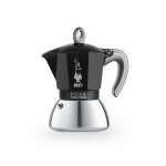 Cafetire italienne moka induction noire brillante 4 tasses bialetti