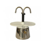 Cafetire percolateur 2 tasses blanc