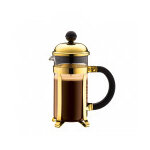 Cafetière à piston dorée chambord 3 tasses bodum Cafetière à piston dorée chambord 3 tasses bodum