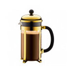 Cafetière à piston dorée chambord 8 tasses bodum Cafetière à piston dorée chambord 8 tasses bodum