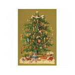 Carte postale de no�l sapin 3d