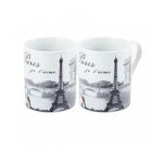 Coffret 2 mugs paris je t'aime
