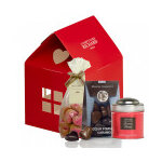 Coffret garni en forme de maison