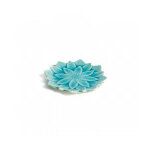 Coupelle dalhia turquoise en porcelaine du japon