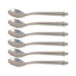 Ecrin de 6 cuillres moka en mtal argent