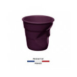Gobelet froiss expresso aubergine 8cl