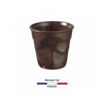 Gobelet froiss expresso chocolat 8cl