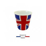 Gobelet froiss expresso drapeau angleterre 8cl