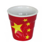 Gobelet froiss expresso drapeau chine 8cl