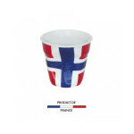 Gobelet froiss expresso drapeau norvge 8cl