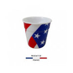 Gobelet froiss expresso drapeau usa 8cl