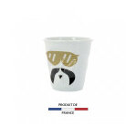Gobelet froiss expresso monsieur glamour lunettes 8cl