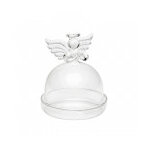 Mini cloche d'assiette cadeau ange