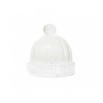 Mini cloche d'assiette cadeau strie