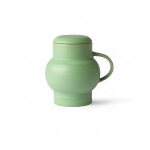 Mug  couvercle en grs vert bubble 45cl