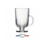 Mug en verre flore 30 cl Mug en verre flore 30 cl