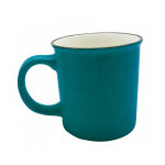 Mug xl rtro bleu canard 70cl