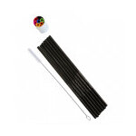 Pailles lucky  message x7 et brosse de nettoyage