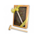 Plaque chocolat au lait, pistaches et fruits secs � casser 450g