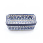 Plat rectangulaire blue violets 1. 88l Plat rectangulaire blue violets 1. 88l