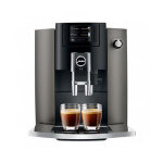 Robot caf� jura e6 dark inox et 3 paquets de 250g de caf� en grains et 4 verres expresso caf�s richard ...