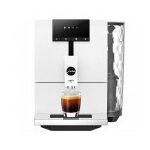 Robot caf� jura ena 4 white et 2 paquets de 250g de caf� en grains et 4 verres expresso caf�s richard ...