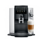 Robot caf� jura s8 silver et 5 paquets de 250g de caf� en grains et 4 verres double parois caf�s richard ...