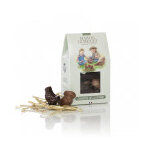 Sachet animaux chocolat lait et noir pralin 120g