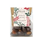 Sachet garni perles cacao chocolat noir coeur caramel 100g