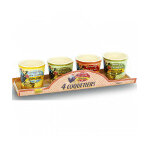 Set de 4 coquetiers rtro oeuf de luxe