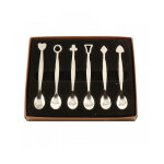 Set de 6 cuill�res poker
