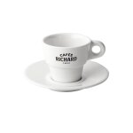 Set de 6 tasses et soucoupes th� zinc blanche 20cl
